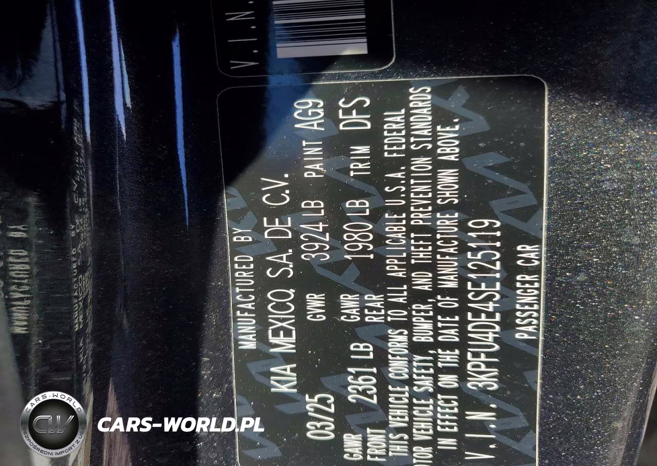 2025 Kia K4 Ex VIN:3KPFU4DE4SE125119 - 12
