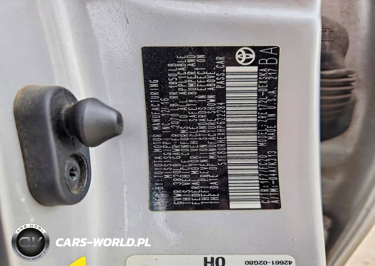2017 Toyota Corolla Se VIN:5YFBURHEXHP622284 - 12