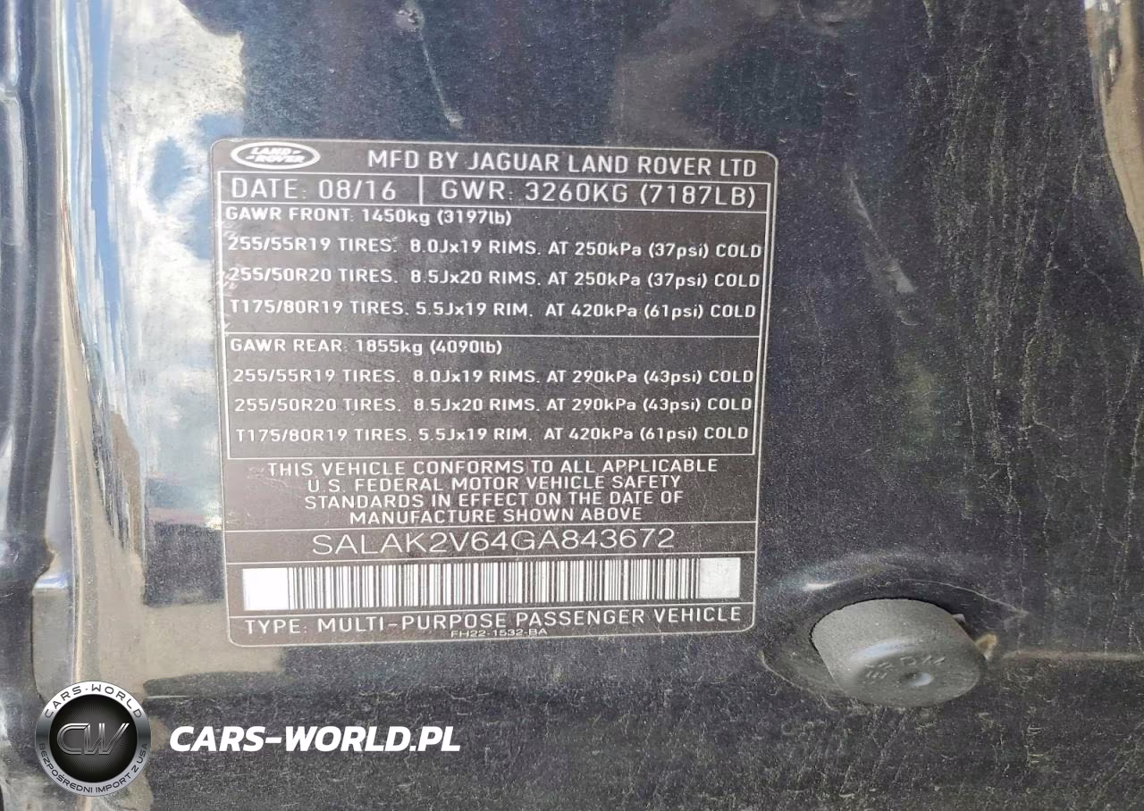 2016 Land Rover Lr4 Hse Luxury VIN:SALAK2V64GA843672 - 12