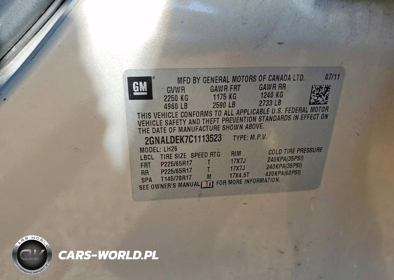 2012 Chevrolet Equinox Lt VIN:2GNALDEK7C1113523 - 14