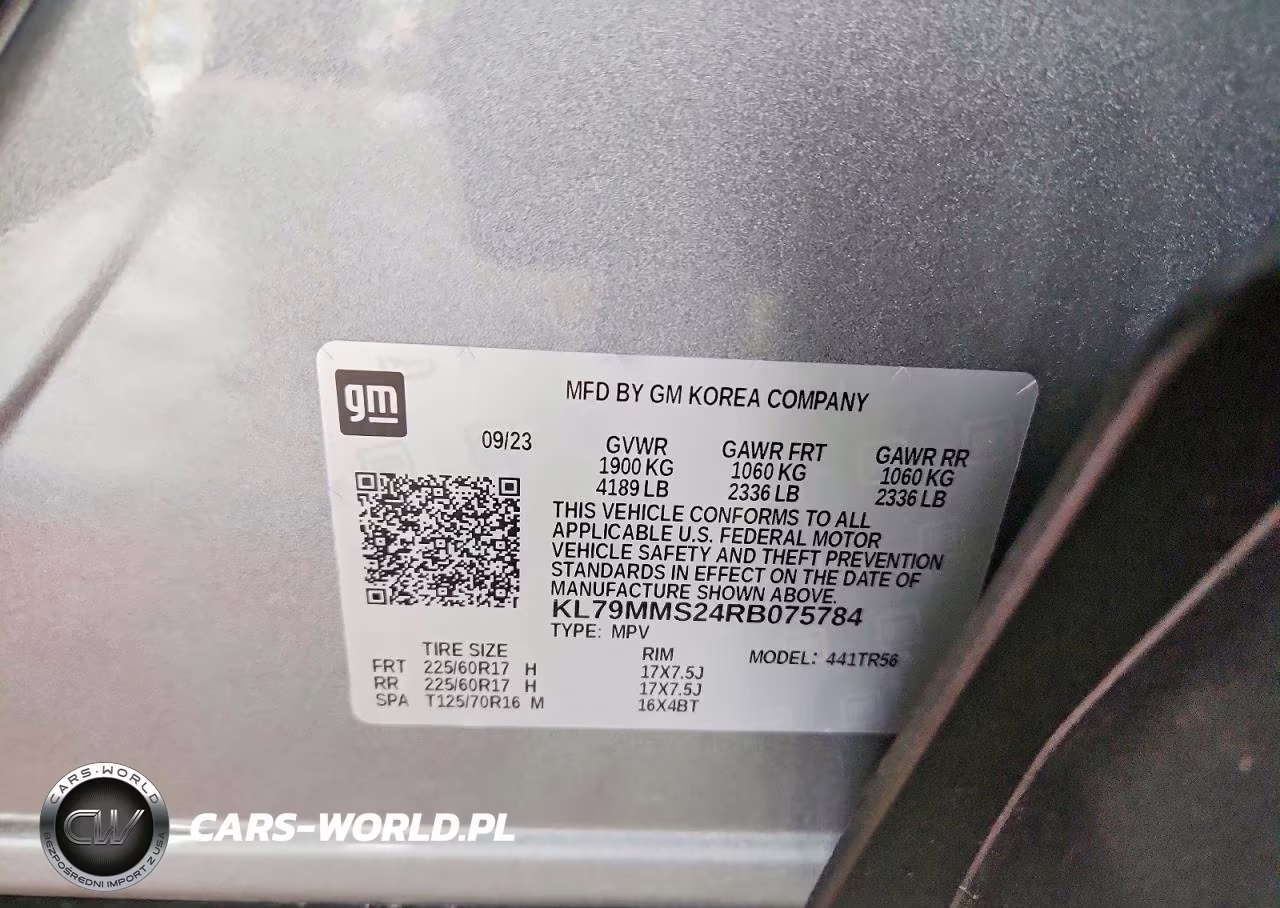 2024 Chevrolet Trailblazer Ls VIN:KL79MMS24RB075784 - 14
