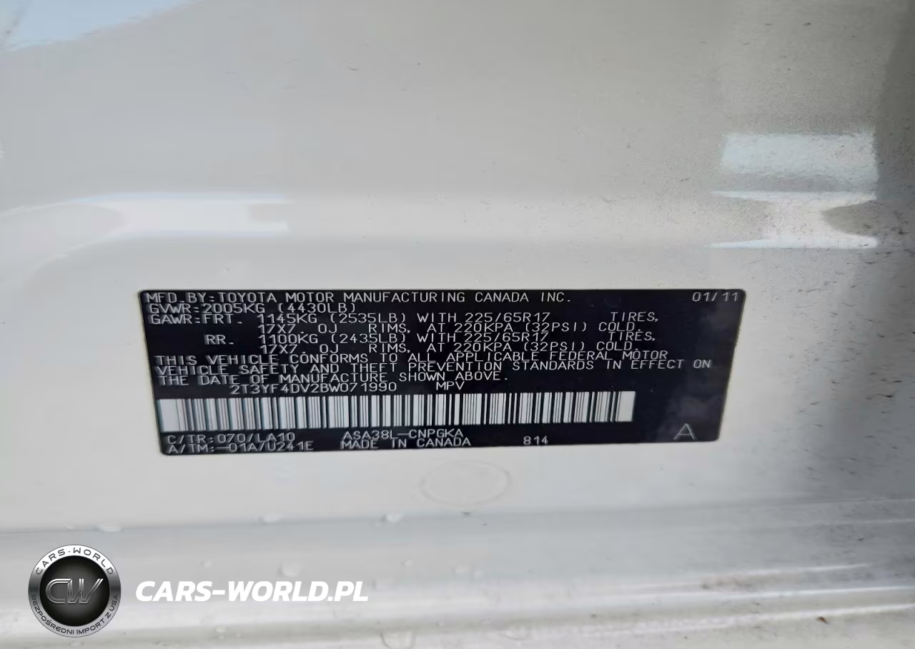2011 Toyota Rav4 Limited VIN:2T3YF4DV2BW071990 - 13