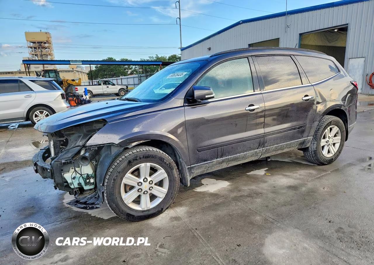 2014 Chevrolet Traverse Lt VIN:1GNKRHKD7EJ372053 - 1