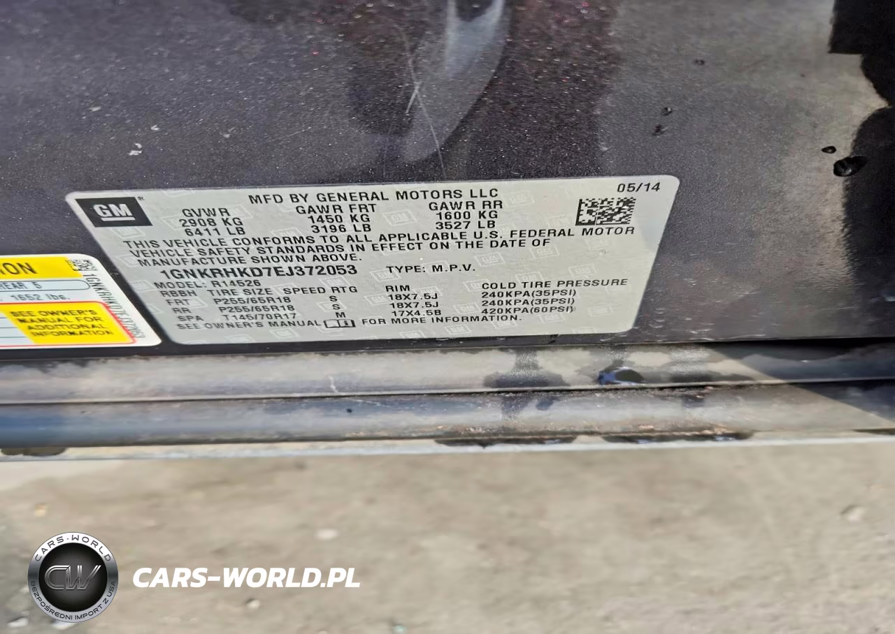 2014 Chevrolet Traverse Lt VIN:1GNKRHKD7EJ372053 - 14