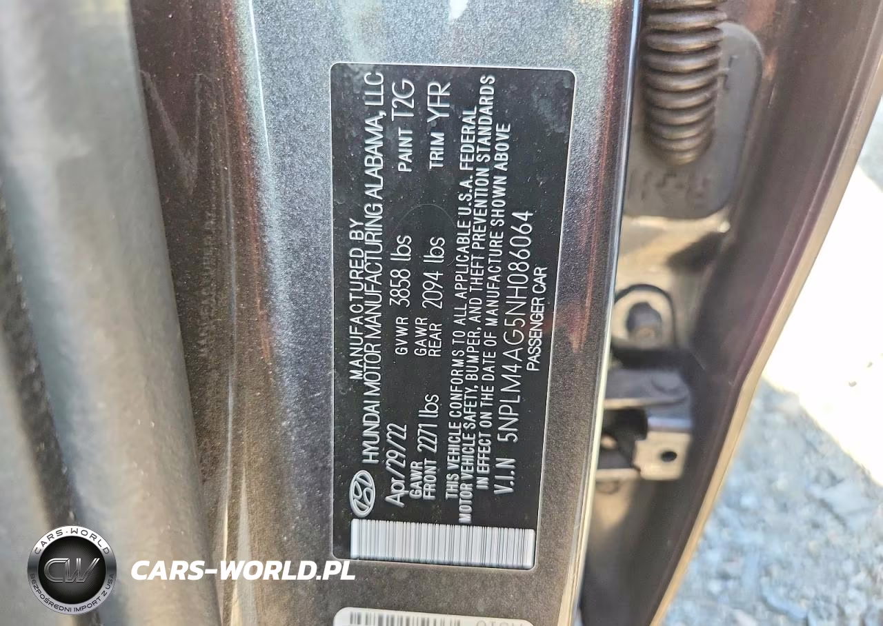 2022 Hyundai Elantra Sel VIN:5NPLM4AG5NH086064 - 12
