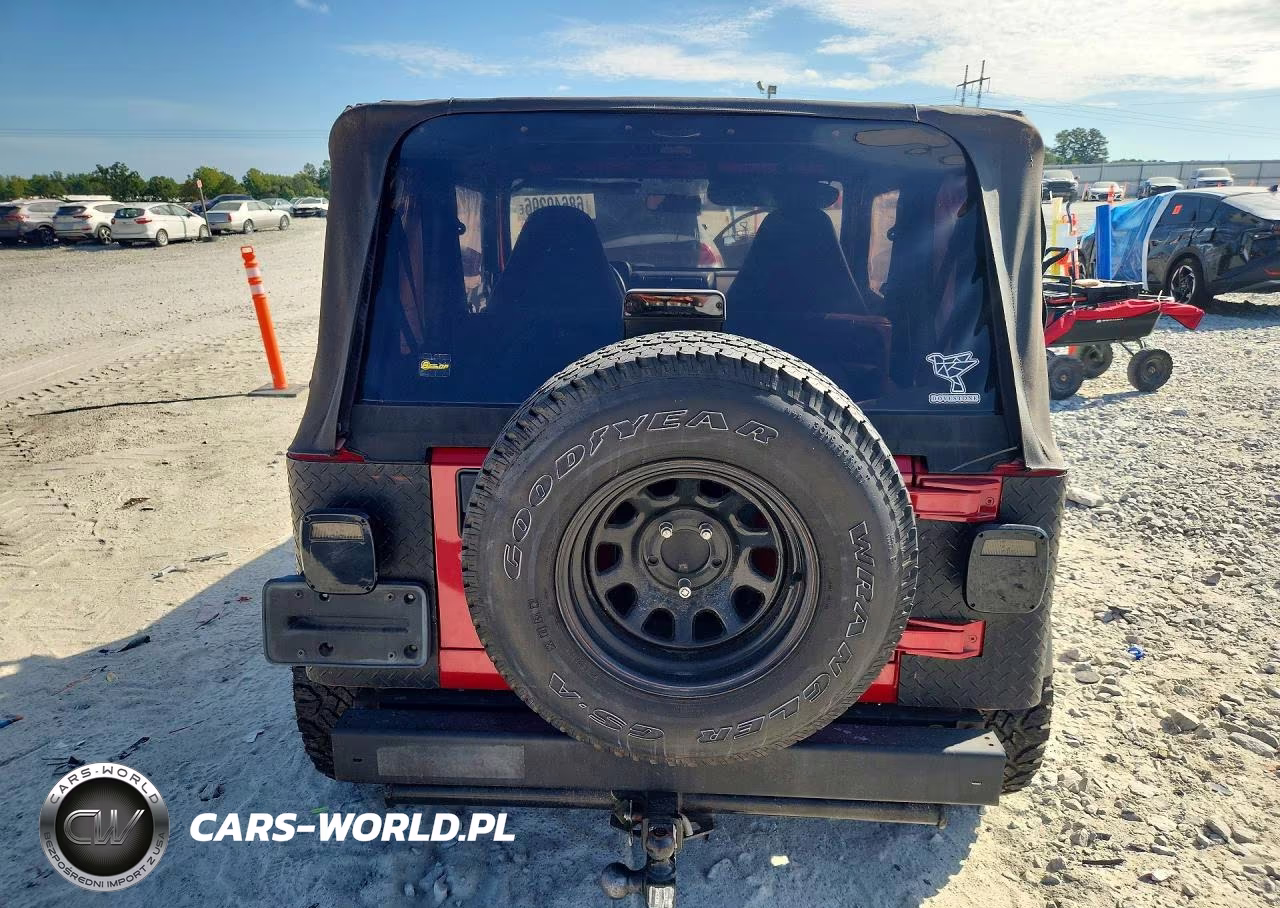 2000 Jeep Wrangler - Tj Se VIN:1J4FA29P6YP718524 - 6