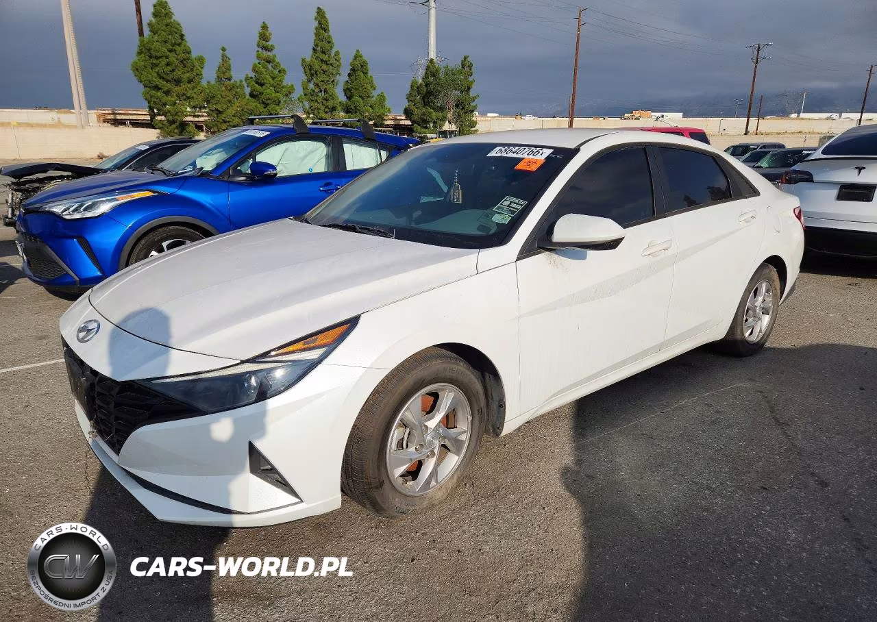 2021 Hyundai Elantra Se VIN:5NPLL4AG7MH016535 - 1