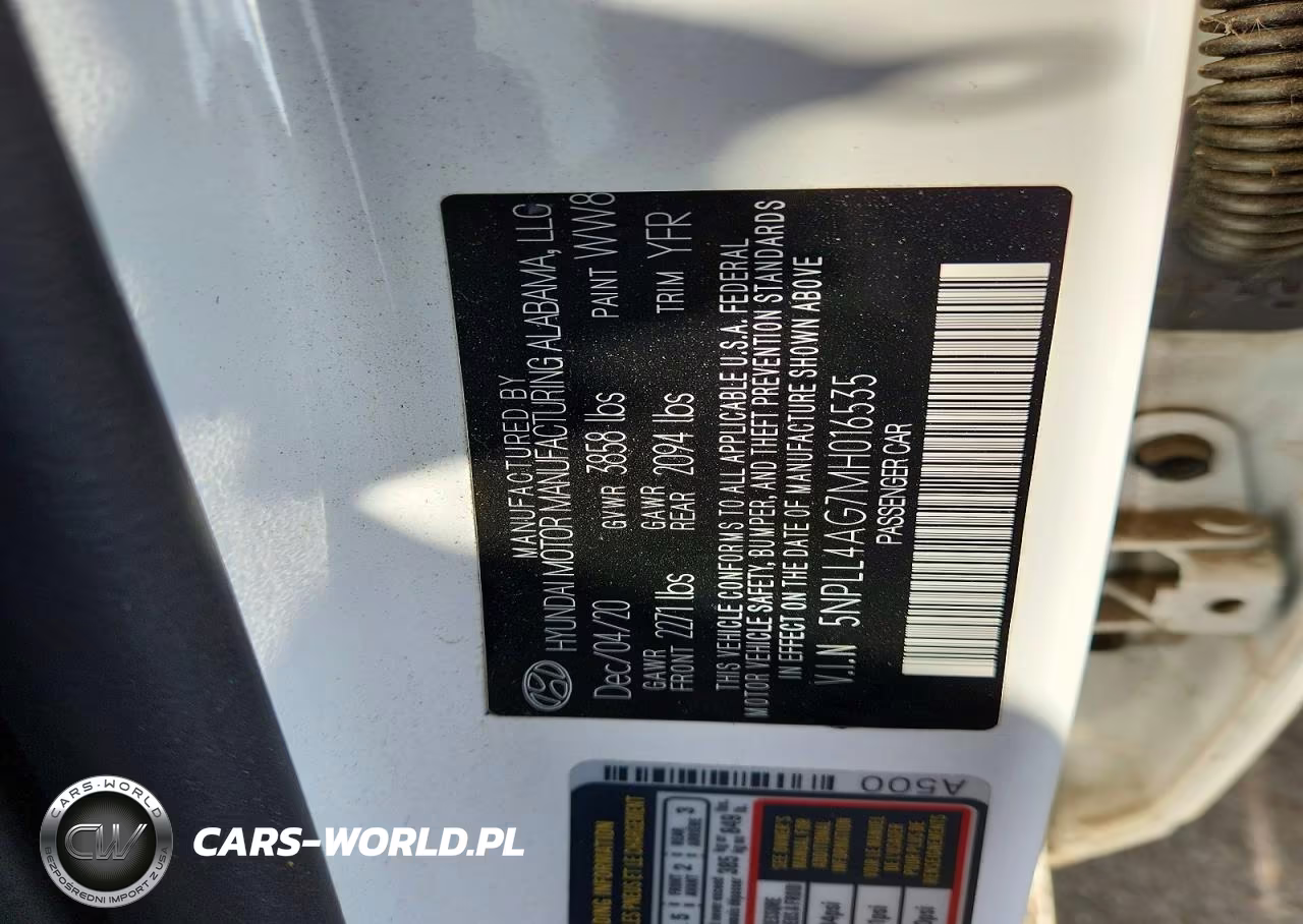 2021 Hyundai Elantra Se VIN:5NPLL4AG7MH016535 - 12