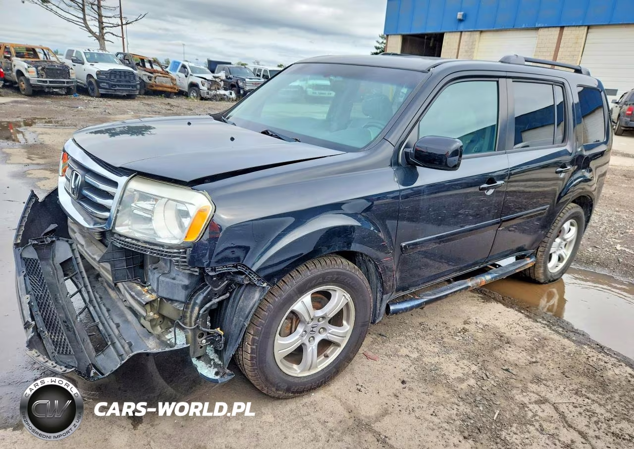 2013 Honda Pilot Exl VIN:5FNYF4H65DB009561 - 1