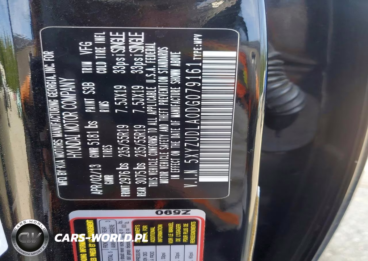 2013 Hyundai Santa Fe Sport 2.0T VIN:5XYZUDLA0DG079161 - 13