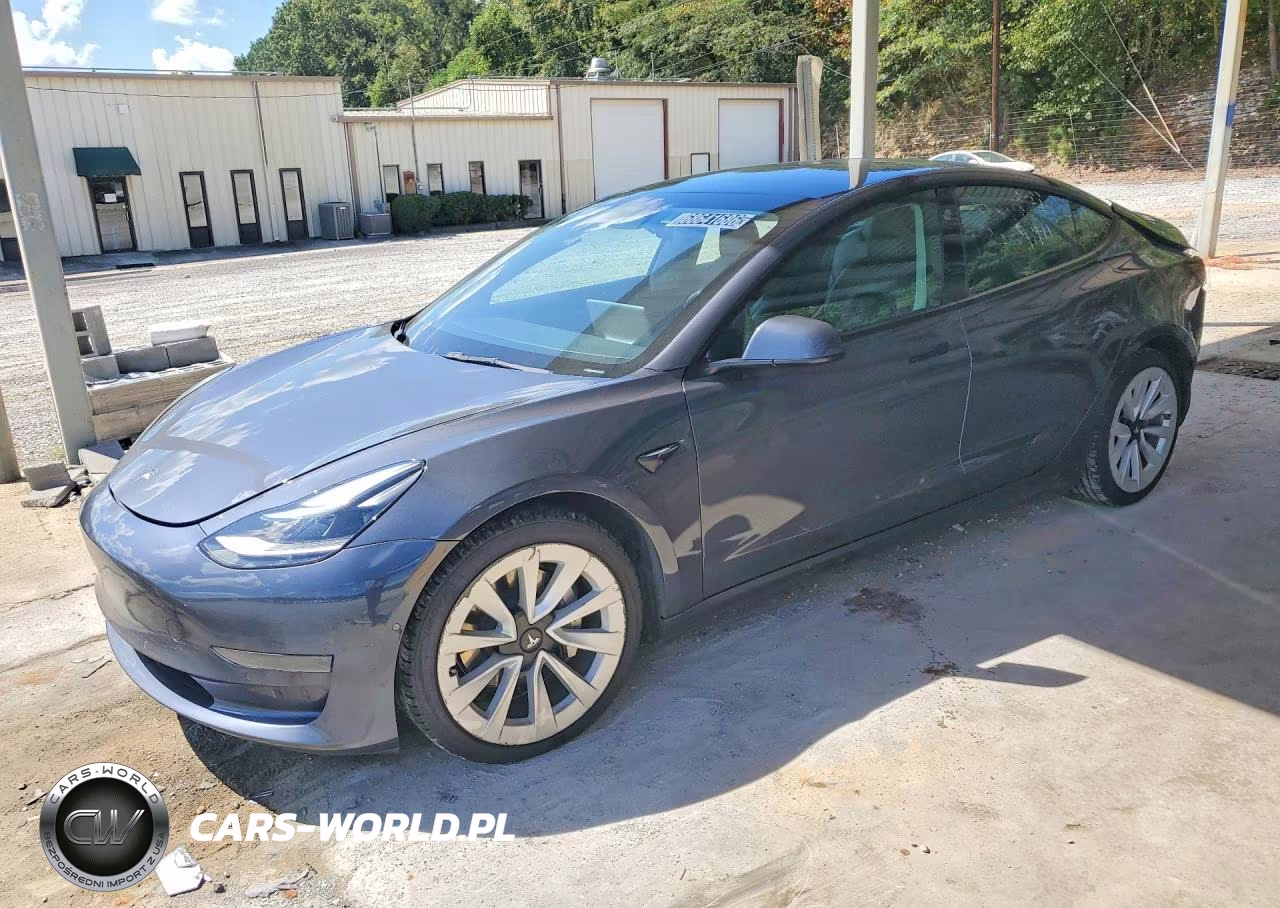 2022 Tesla Model 3 VIN:5YJ3E1EA2NF370039 - 1