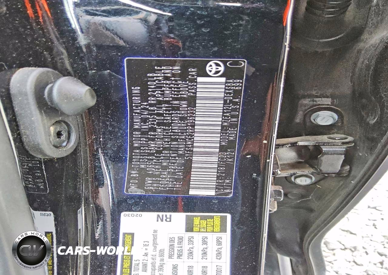 2024 Toyota Corolla Se VIN:5YFS4MCE2RP196232 - 12