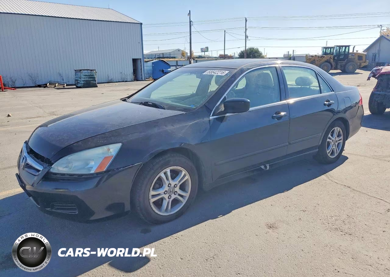 2007 Honda Accord Ex VIN:1HGCM56867A179338 - 1