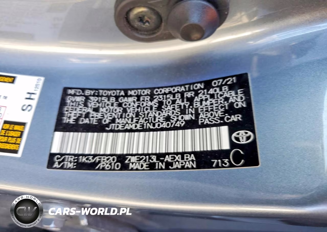 2022 Toyota Corolla Hybrid Le VIN:JTDEAMDE1NJ040749 - 12