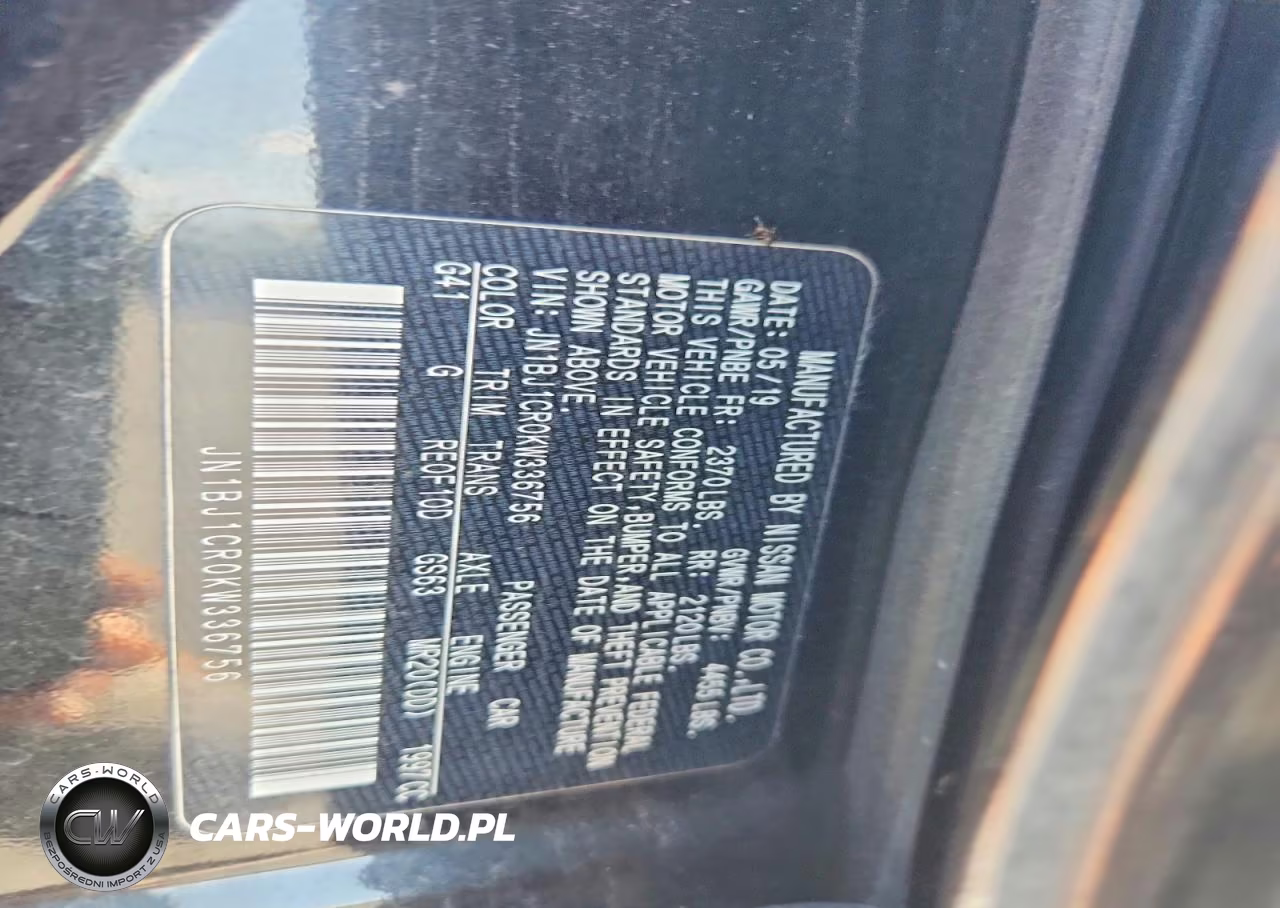 2019 Nissan Rogue Sport Sv VIN:JN1BJ1CR0KW336756 - 13