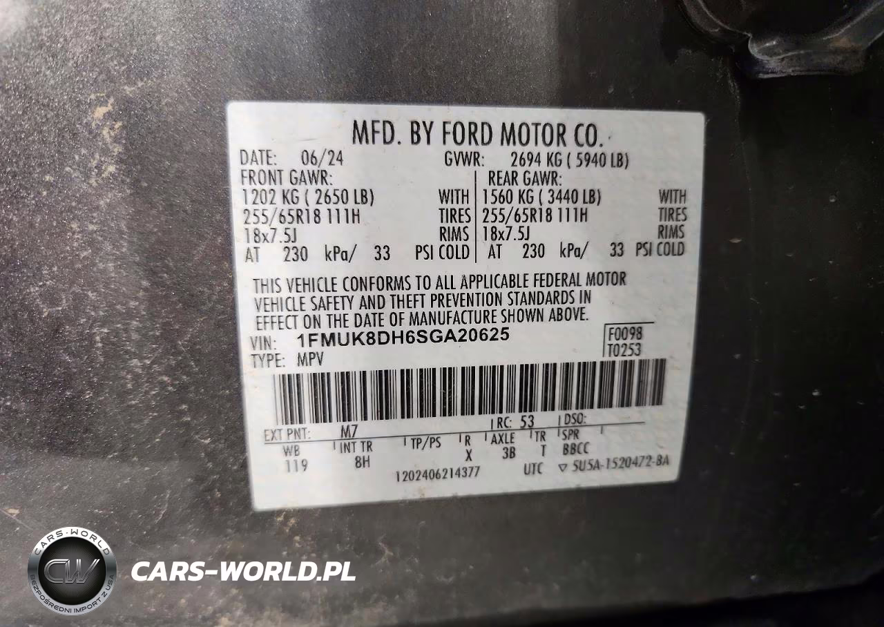 2025 Ford Explorer Active VIN:1FMUK8DH6SGA20625 - 13