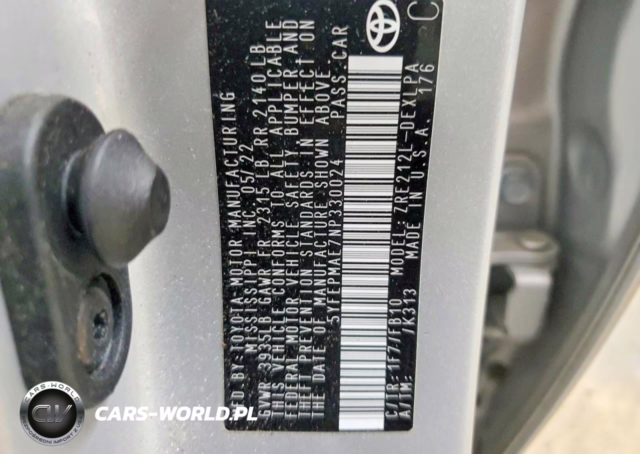 2022 Toyota Corolla Le VIN:5YFEPMAE7NP330024 - 12