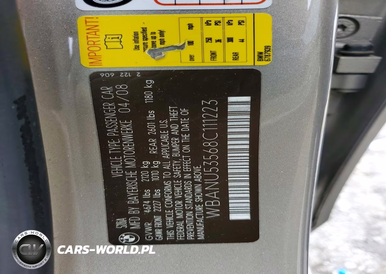 2008 BMW 528 I VIN:WBANU53568C111223 - 12