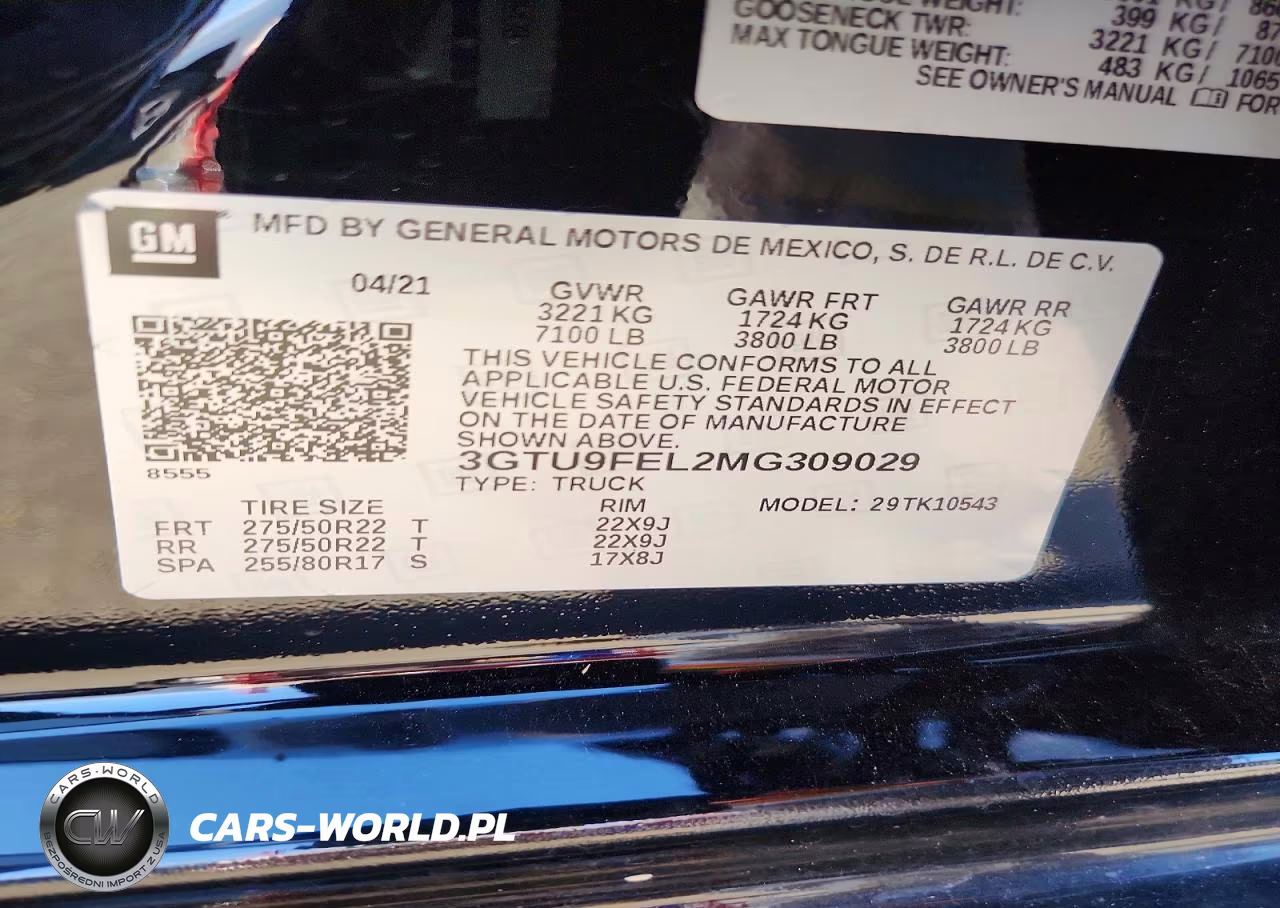 2021 GMC Sierra K1500 Denali VIN:3GTU9FEL2MG309029 - 12