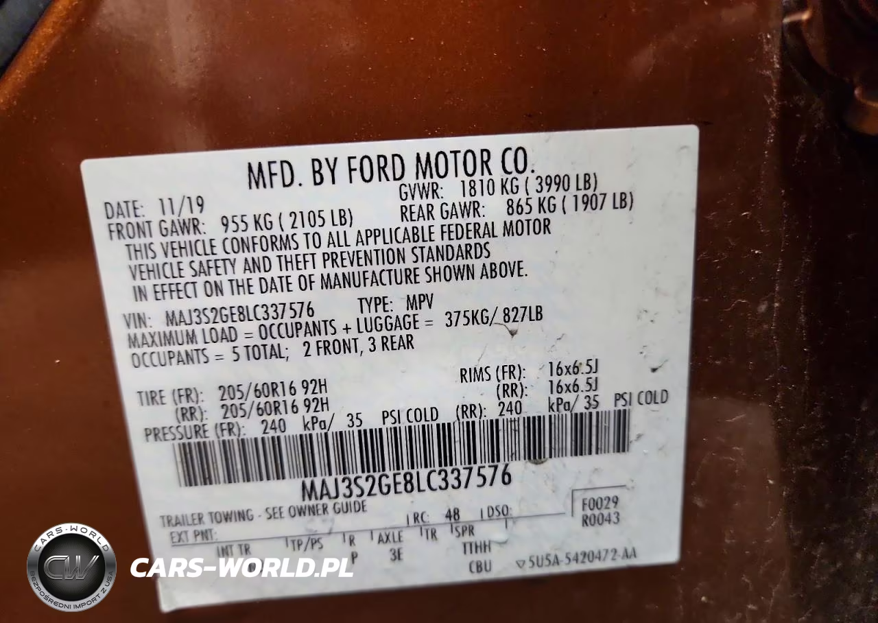 2020 Ford Ecosport Se VIN:MAJ3S2GE8LC337576 - 13