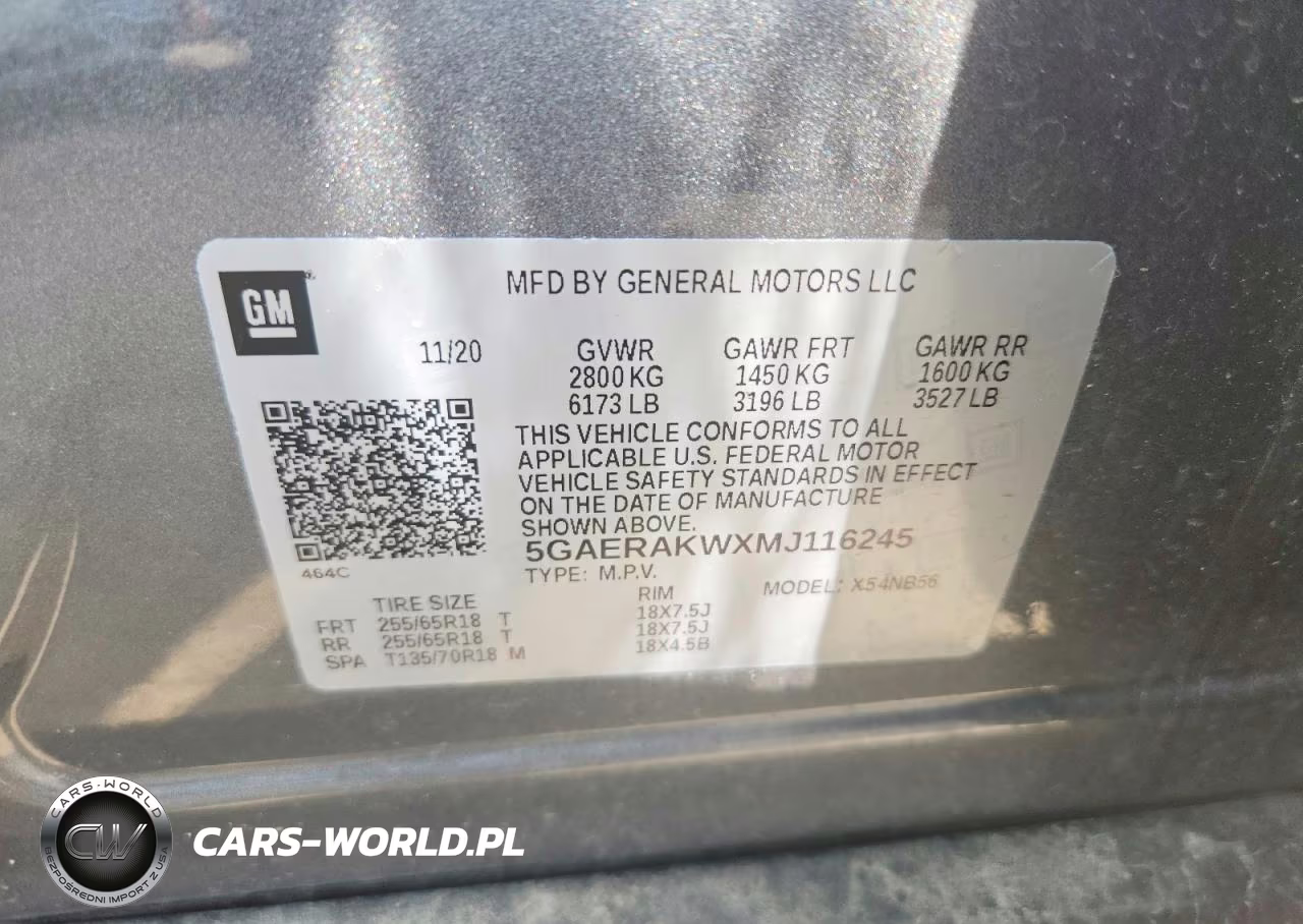 2021 Buick Enclave Preferred VIN:5GAERAKWXMJ116245 - 12