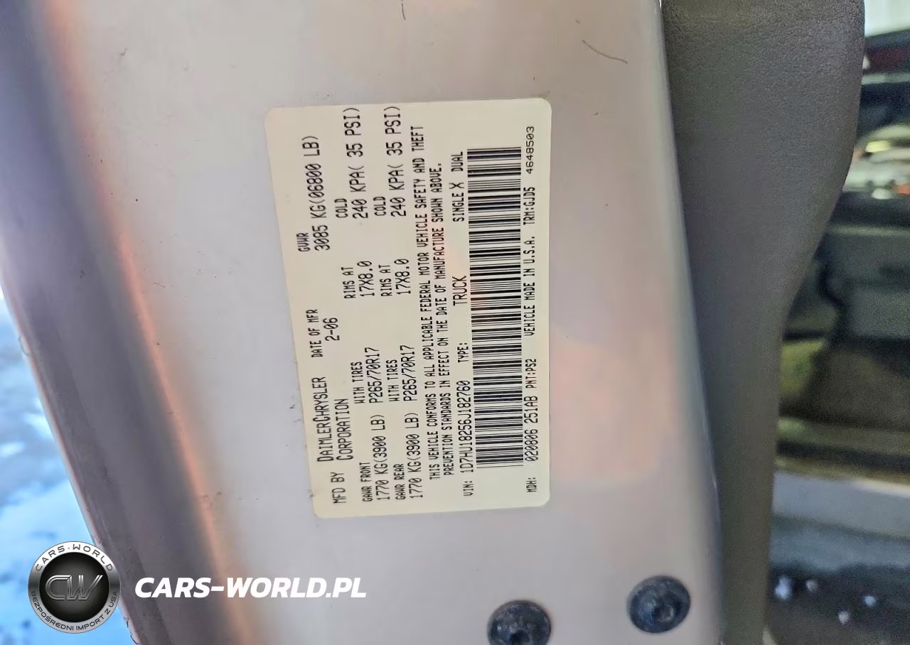 2006 Dodge Ram 1500 St VIN:1D7HU18256J182760 - 12