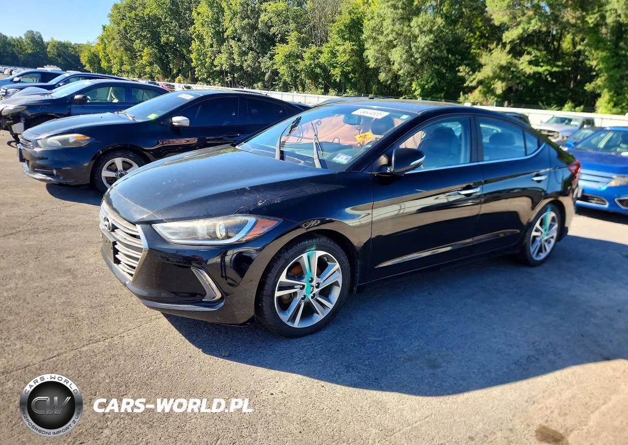 2017 Hyundai Elantra Limited VIN:KMHD84LF7HU170034 - 1