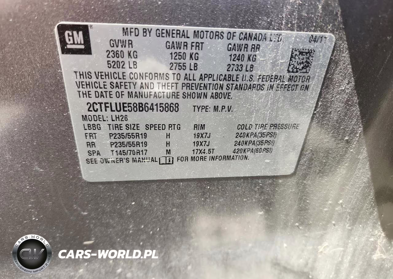 2011 GMC Terrain Slt VIN:2CTFLUE58B6415868 - 12