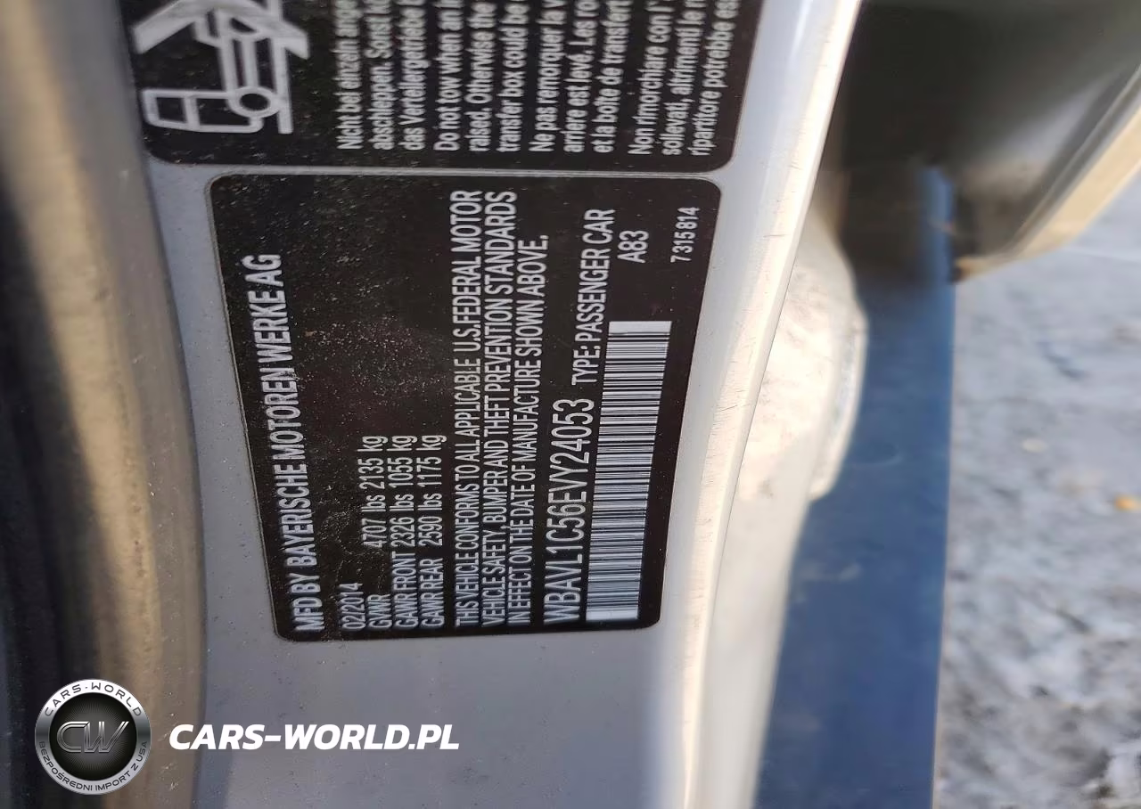 2014 BMW X1 xDrive28I VIN:WBAVL1C56EVY24053 - 12