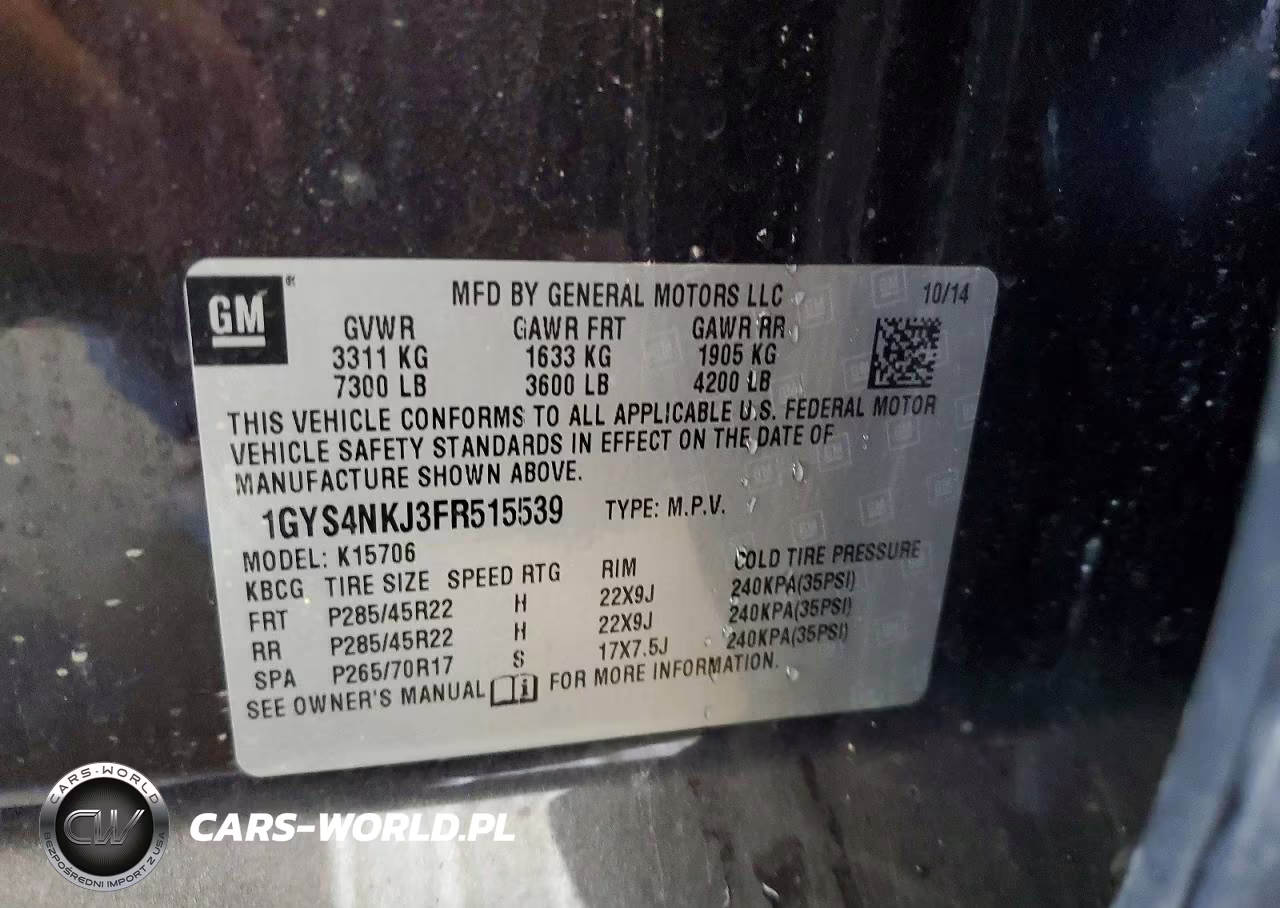2015 Cadillac Escalade Premium VIN:1GYS4NKJ3FR515539 - 13