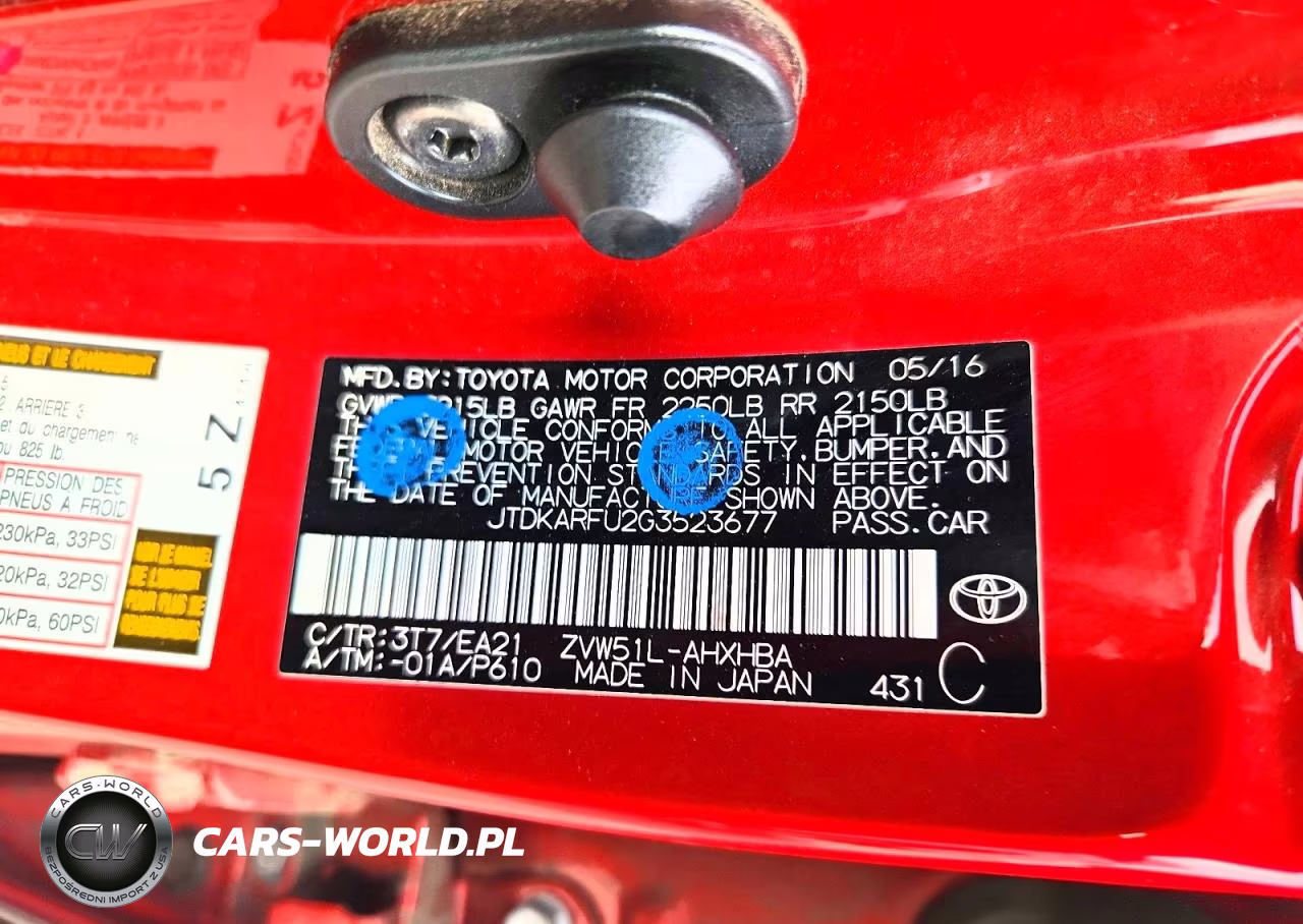 2016 Toyota Prius Three Touring VIN:JTDKARFU2G3523677 - 12