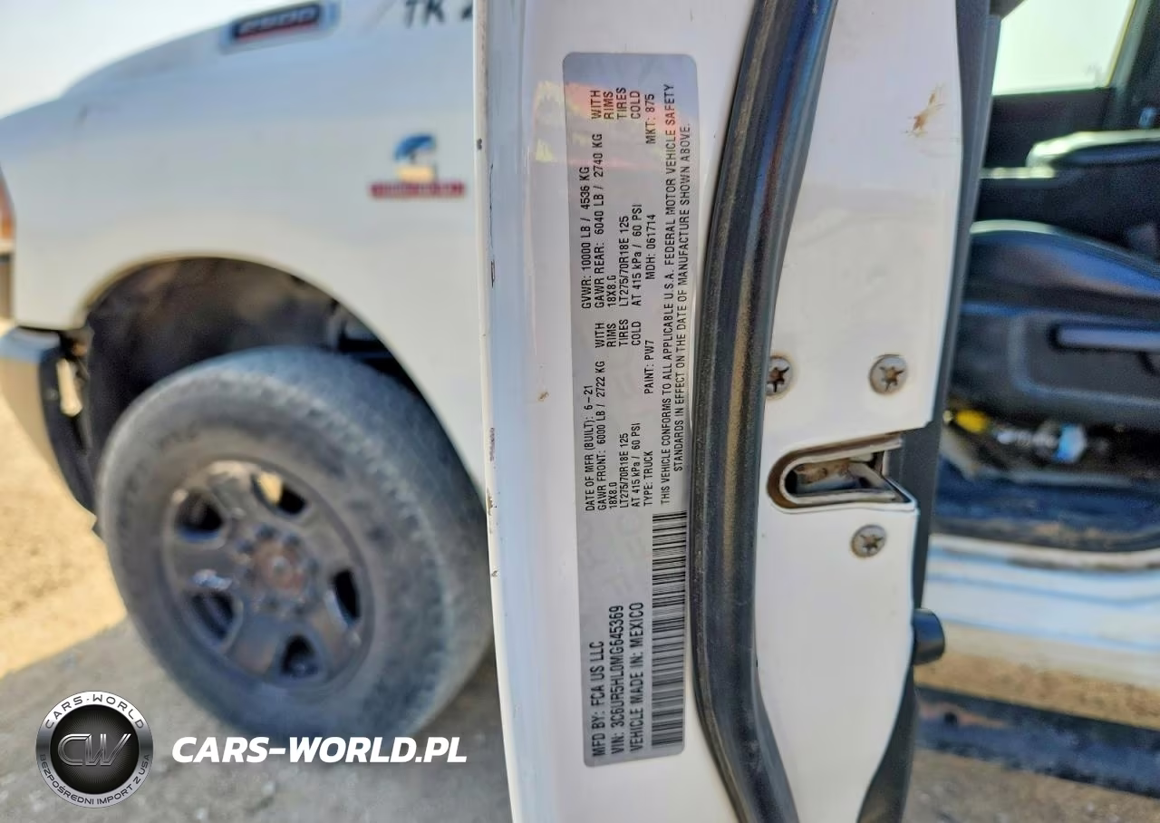 2021 Ram 2500 Tradesman VIN:3C6UR5HL0MG645369 - 12