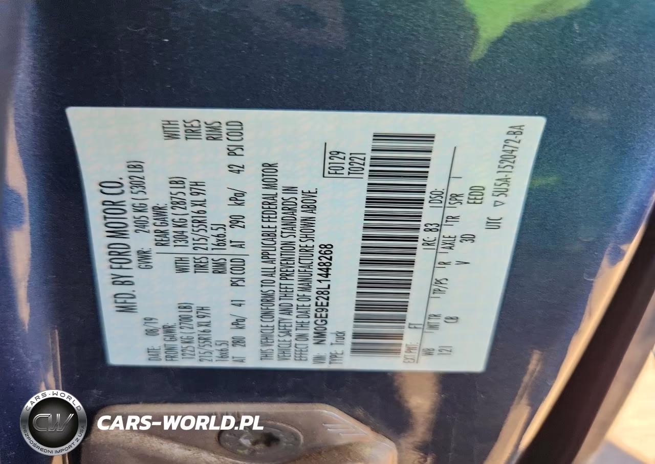 2020 Ford Transit Connect Xl Passenger VIN:NM0GE9E28L1448268 - 12