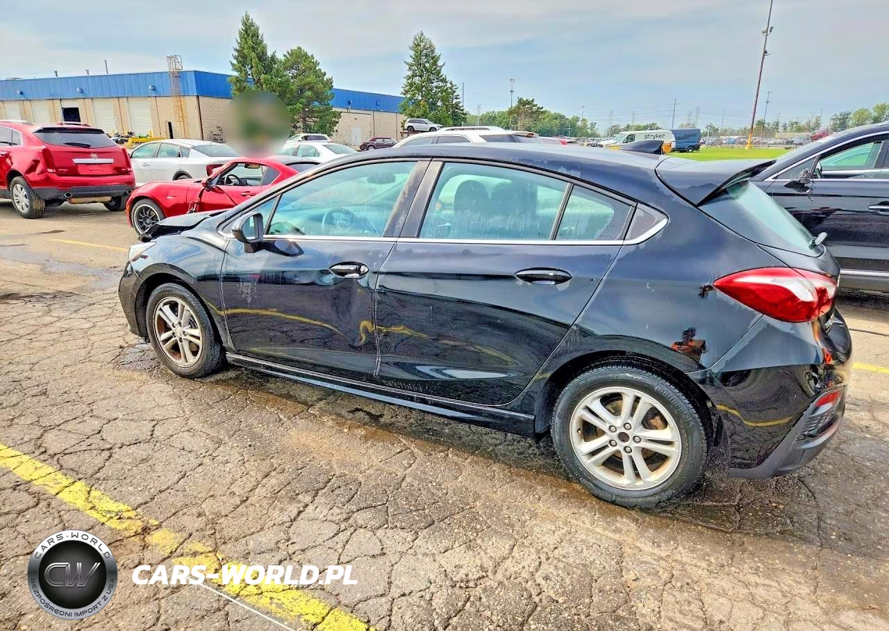 2017 Chevrolet Cruze Lt VIN:3G1BE6SM8HS539296 - 2