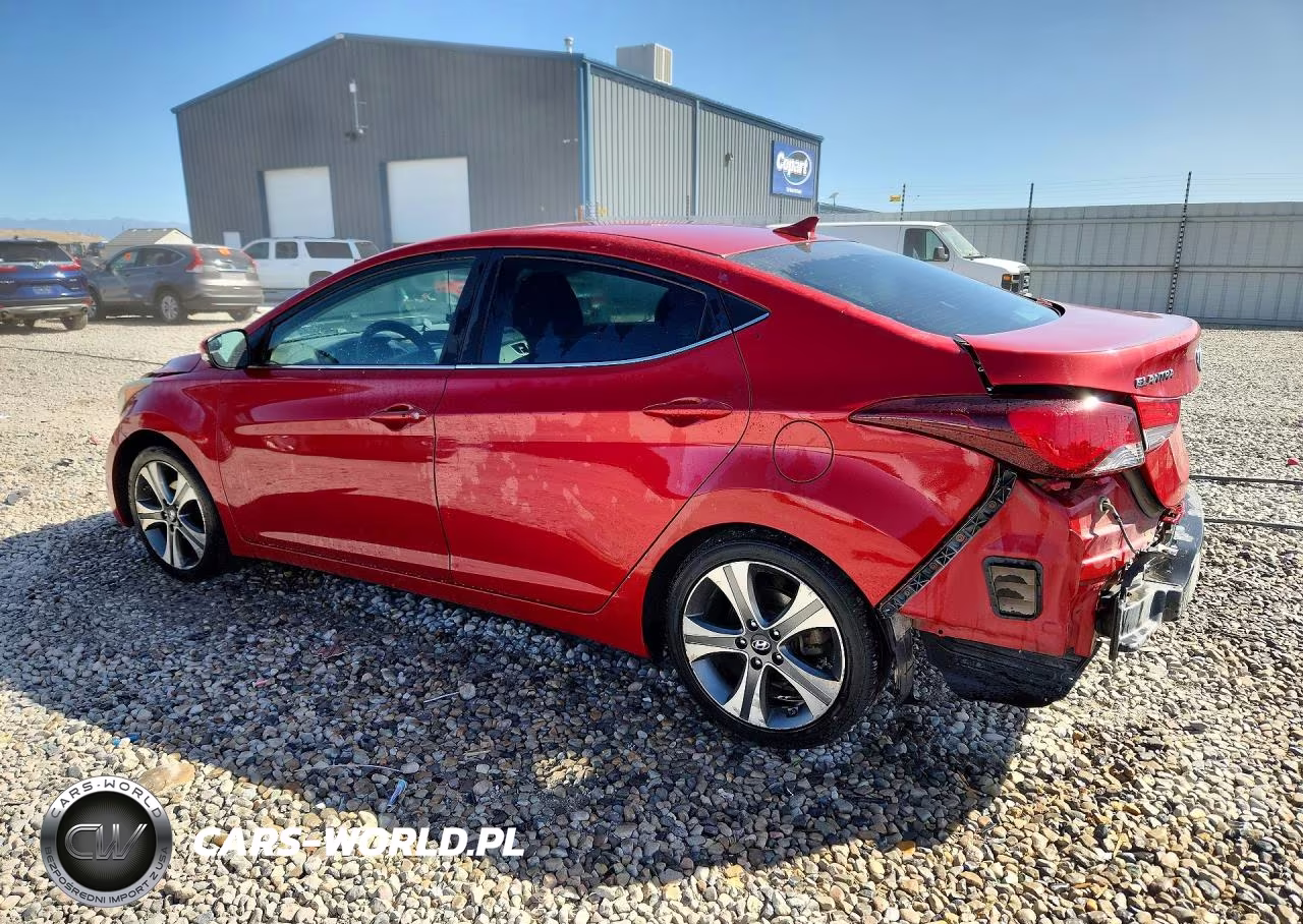 2014 Hyundai Elantra Sport VIN:KMHDH4AH2EU054546 - 2