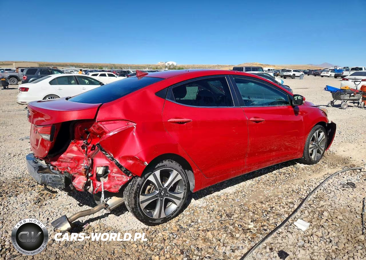 2014 Hyundai Elantra Sport VIN:KMHDH4AH2EU054546 - 3