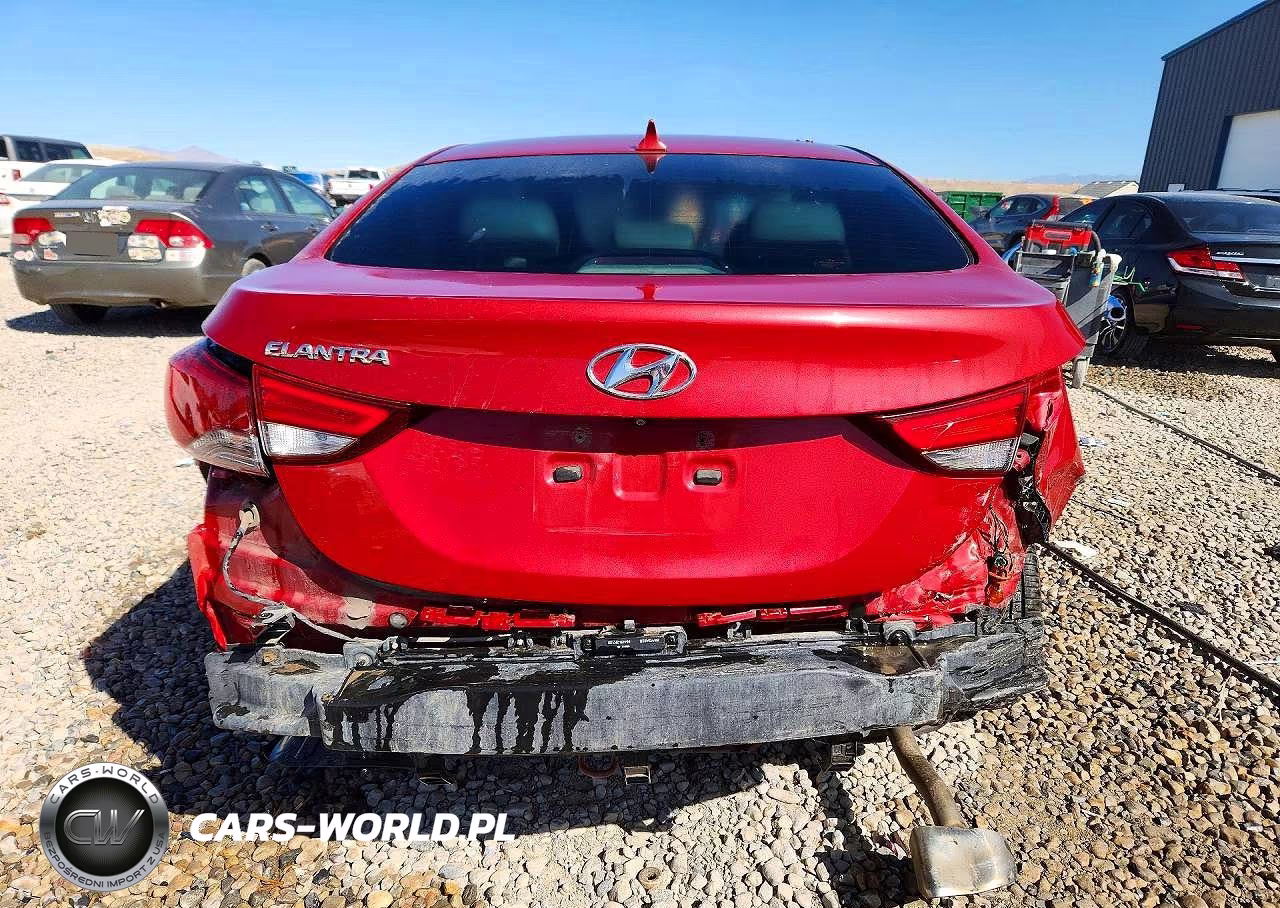 2014 Hyundai Elantra Sport VIN:KMHDH4AH2EU054546 - 6