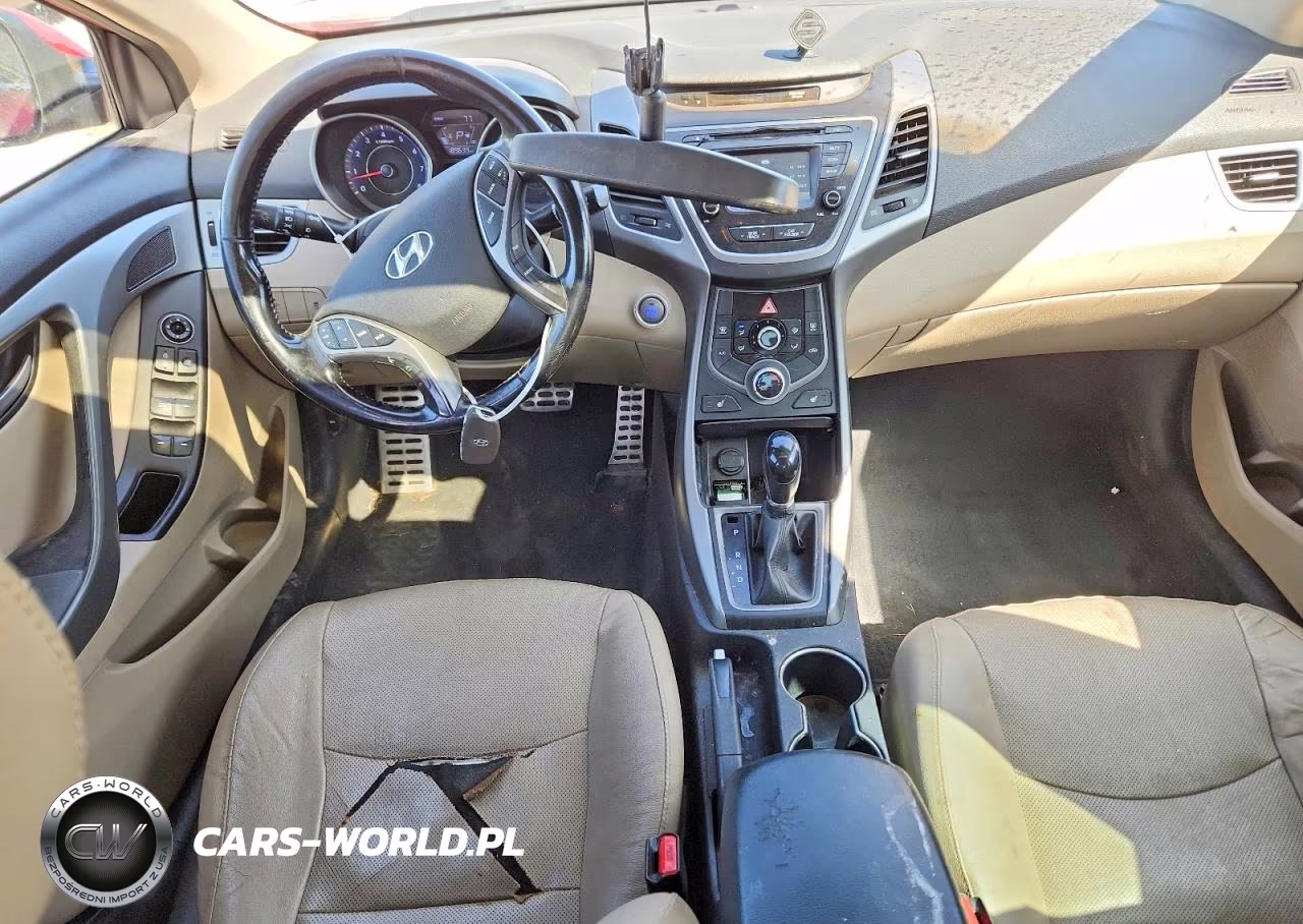 2014 Hyundai Elantra Sport VIN:KMHDH4AH2EU054546 - 8