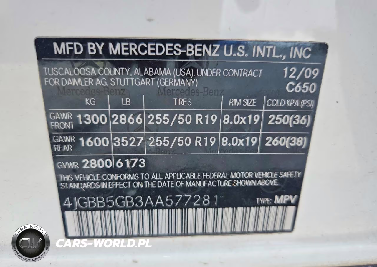 2010 Mercedes-Benz Ml 350 VIN:4JGBB5GB3AA577281 - 13