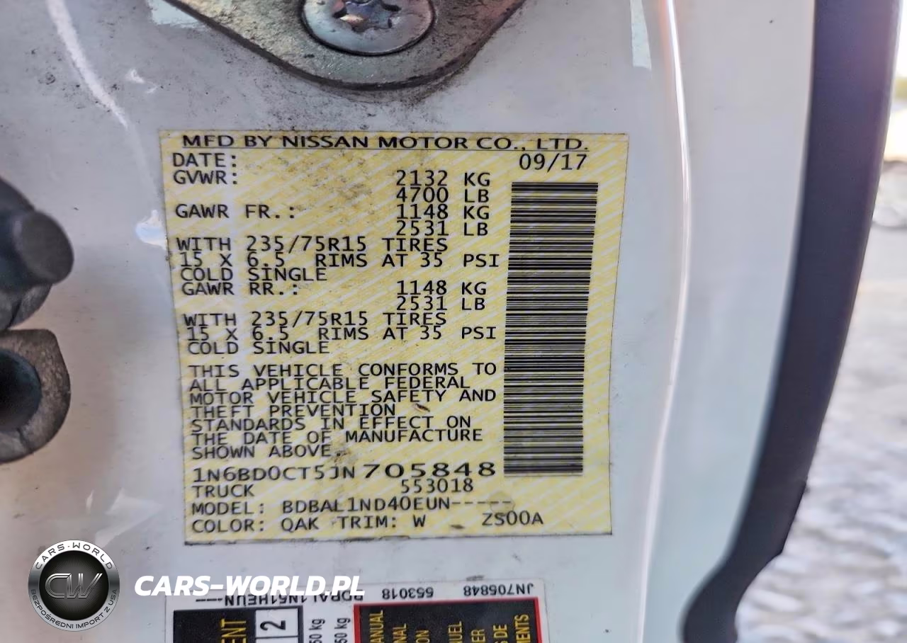2018 Nissan Frontier S VIN:1N6BD0CT5JN705848 - 13