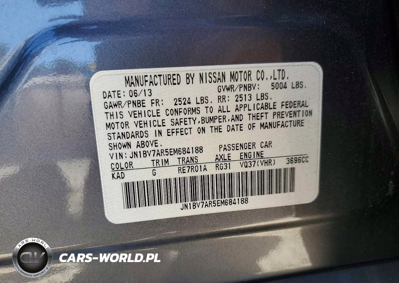 2014 Infiniti Q50 Premium VIN:JN1BV7AR5EM684188 - 13