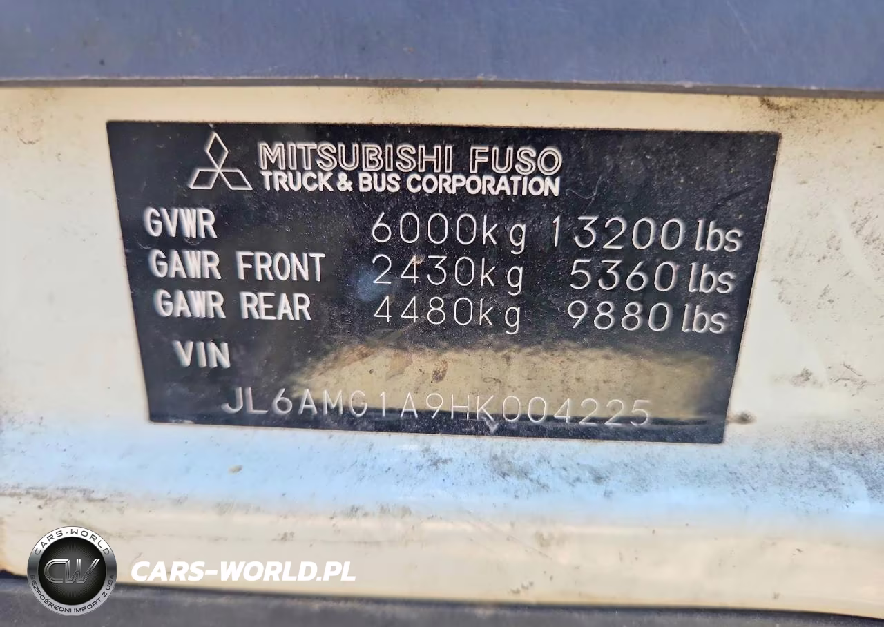 2017 Mitsubishi Fe VIN:JL6AMG1A9HK004225 - 13