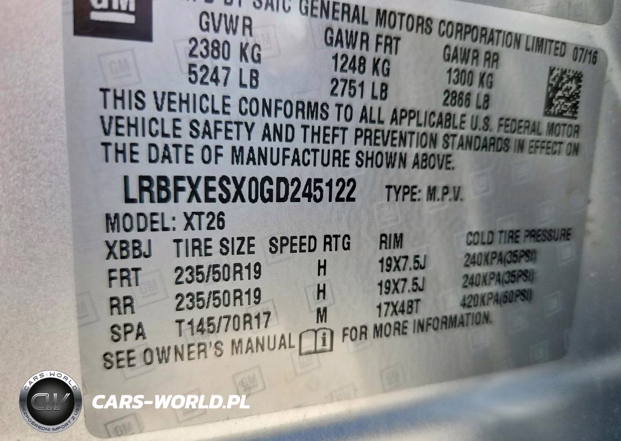 2016 Buick Envision Premium VIN:LRBFXESX0GD245122 - 13