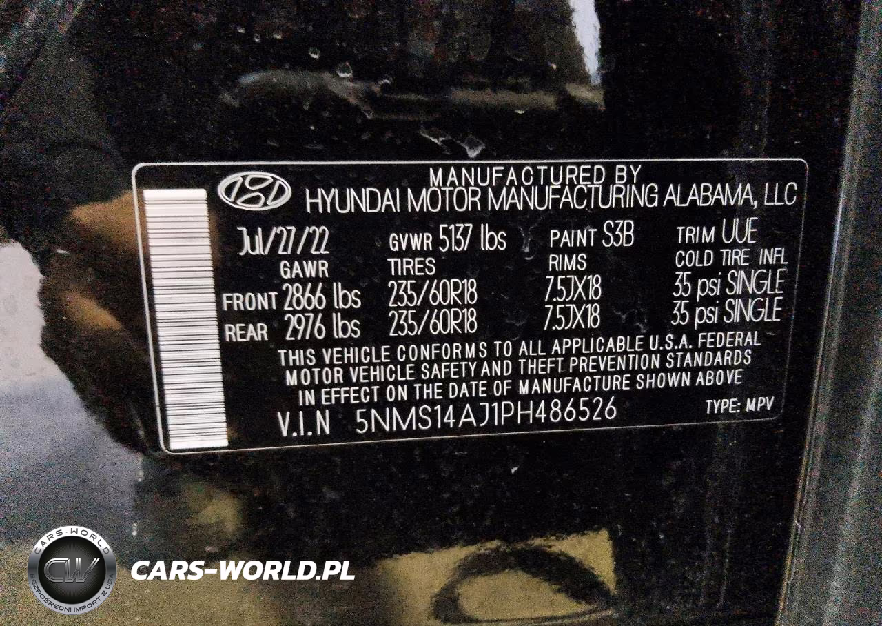 2023 Hyundai Santa Fe Se VIN:5NMS14AJ1PH486526 - 12