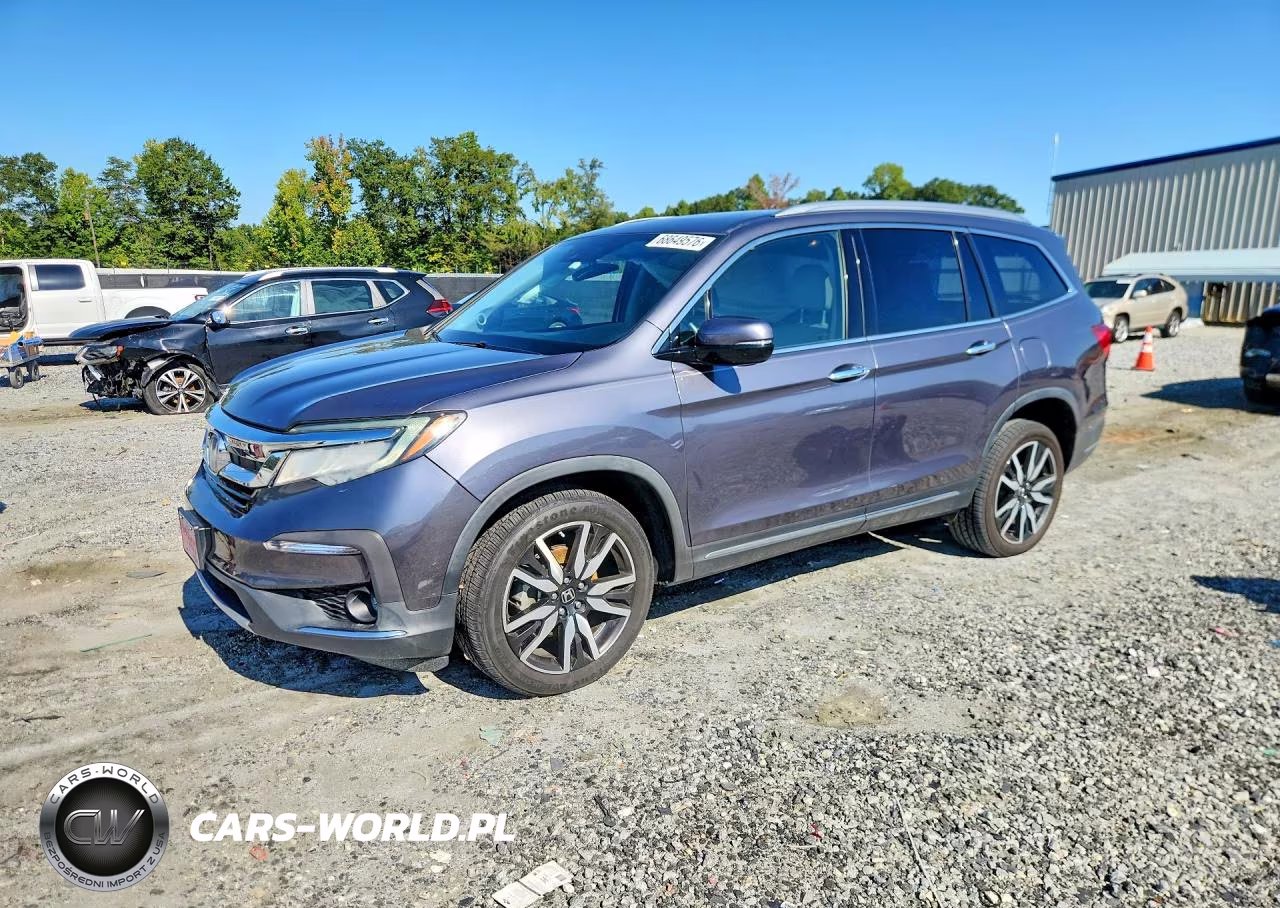 2021 Honda Pilot Elite VIN:5FNYF6H07MB000741 - 1