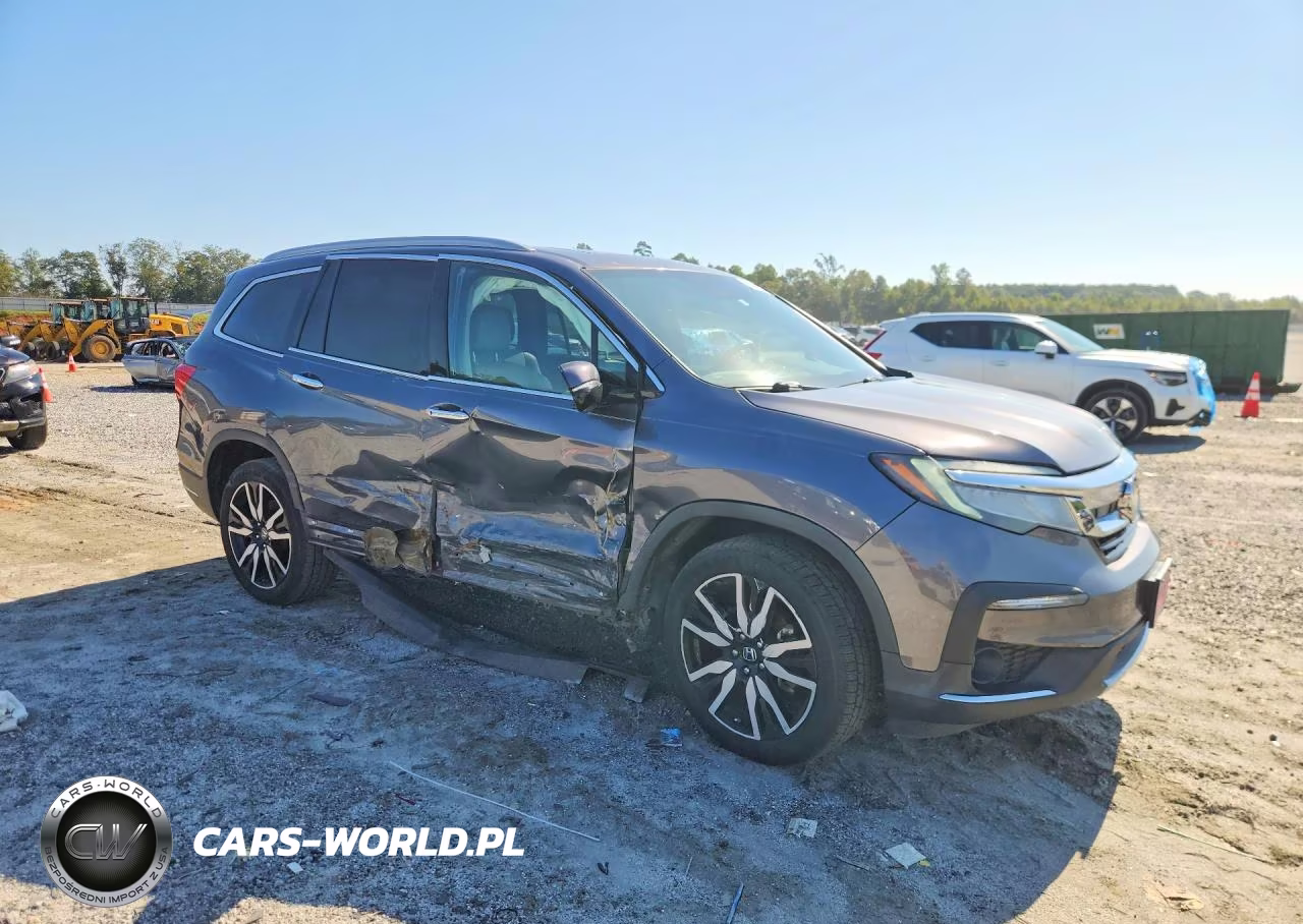2021 Honda Pilot Elite VIN:5FNYF6H07MB000741 - 4