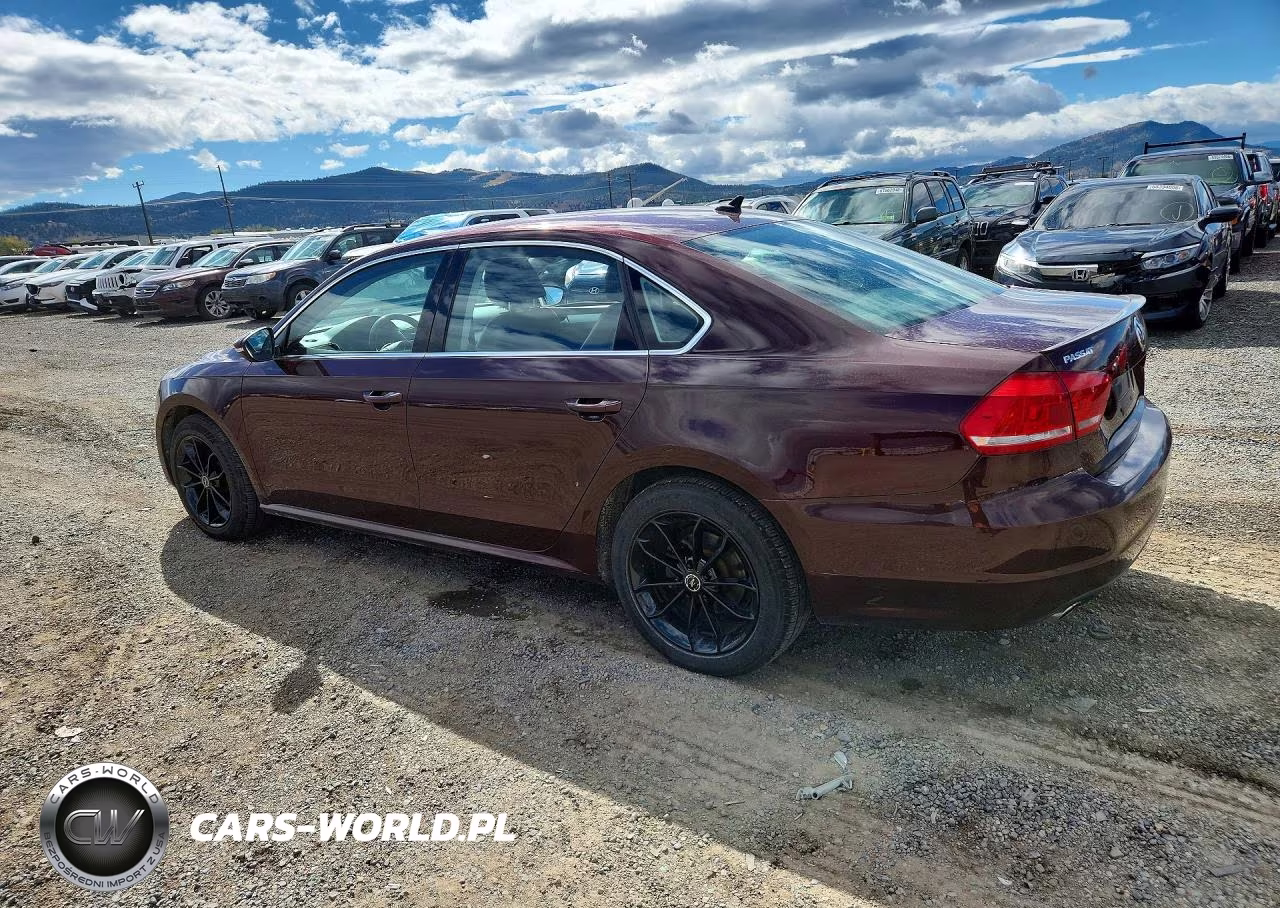 2012 Volkswagen Passat Se VIN:1VWBN7A3XCC060735 - 2