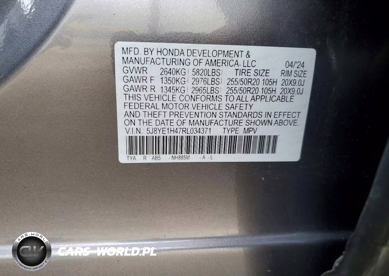 2024 Acura Mdx Technology VIN:5J8YE1H47RL034371 - 12