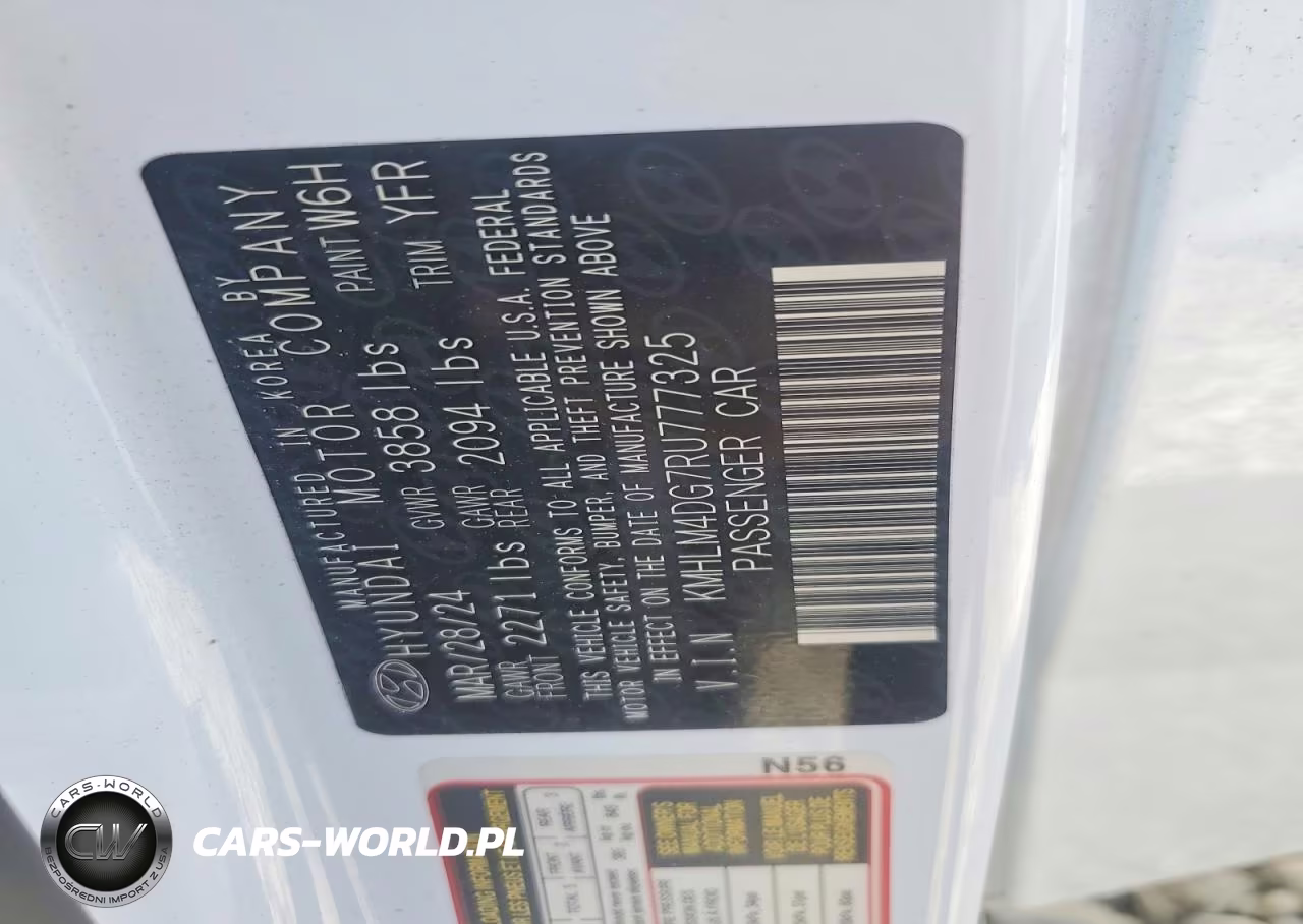 2024 Hyundai Elantra Sel VIN:KMHLM4DG7RU777325 - 12