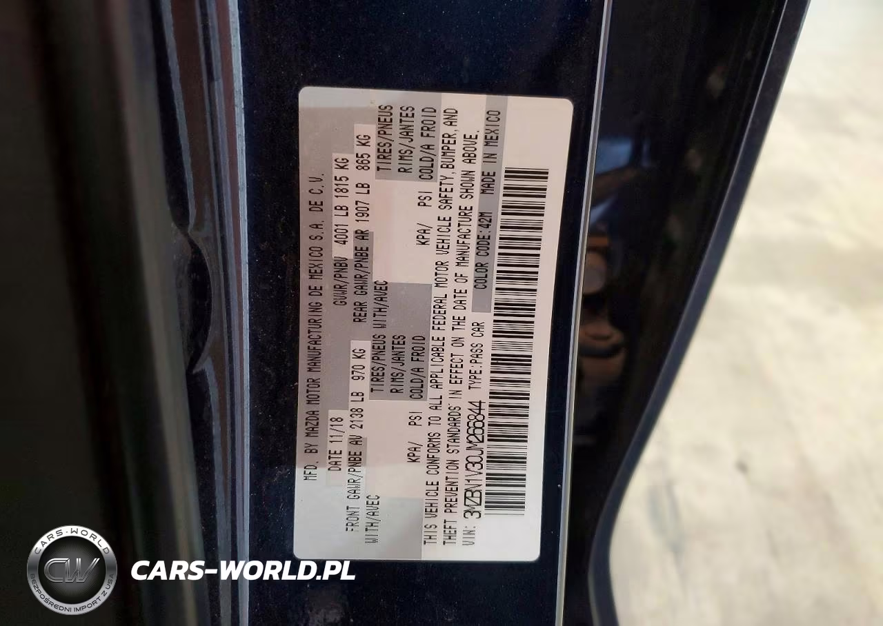2018 Mazda 3 Touring VIN:3MZBN1V30JM266844 - 12